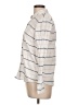 Gap 100% Cotton Stripes Ivory Long Sleeve Button-Down Shirt Size L - photo 5