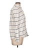 Gap 100% Cotton Stripes Ivory Long Sleeve Button-Down Shirt Size L - photo 4