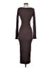 Dynamite Brown Casual Dress Size S - photo 2