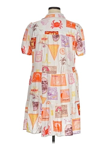 Jane and Delancey Short Sleeve Button-Down Shirt (view 2)