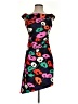Milly Graphic Black Cocktail Dress Size 2 - photo 1