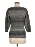 Christopher & Banks Metallic Gray Pullover Sweater Size M - photo 2