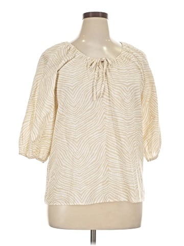 Saks Fifth Avenue 3/4 Sleeve T-Shirt (view 1)