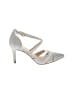 Maripe Silver Heels Size 9 1/2 - photo 1