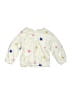 Old Navy 100% Polyester Stars Ivory Sweatshirt Size 6-12 mo - photo 1