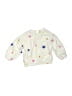 Old Navy 100% Polyester Stars Ivory Sweatshirt Size 6-12 mo - photo 2