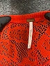 Free People Orange Red Long Sleeve Blouse Size S - photo 7