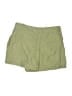 Aritzia Solid Green Khaki Shorts Size 8 - photo 2