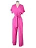 Prettygarden Solid Pink Jumpsuit Size S - photo 1