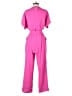 Prettygarden Solid Pink Jumpsuit Size S - photo 2