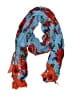 Talbots 100% Modal Floral Blue Scarf One size - photo 1