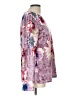 Lesley Evers Floral Purple Long Sleeve Blouse Size 10 - photo 4