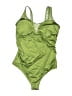 Assorted Brands Graphic Green One Piece Swimsuit Size XL - photo 1