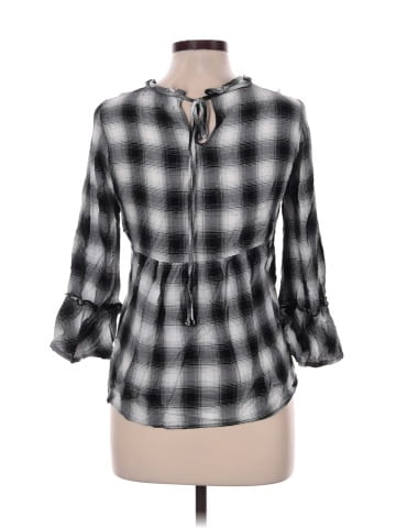Blue Rain 3/4 Sleeve Blouse (view 2)