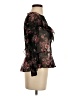 Zara 100% Polyester Black 3/4 Sleeve Blouse Size XS - photo 4