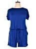 Soho Solid Blue Romper Size XL - photo 1