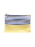 Unbranded 100% Leather Stripes Yellow Leather Clutch One size - photo 1