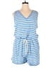 Lou & Grey Stripes Blue Romper Size XL - photo 1