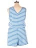 Lou & Grey Stripes Blue Romper Size XL - photo 2