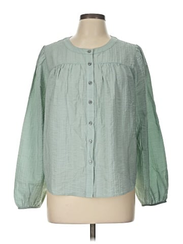 Ann Taylor LOFT Outlet Long Sleeve Blouse (view 1)
