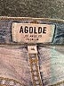 AGOLDE 100% Cotton Hearts Blue Jeans Size 26 waist - photo 7