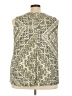 Catherines 100% Polyester Green Sleeveless Blouse Size 2X - photo 2