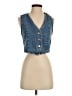 Zara Blue Sleeveless Blouse Size S - photo 1