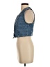 Zara Blue Sleeveless Blouse Size S - photo 5
