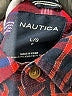 Nautica Plaid Red Long Sleeve Button-Down Shirt Size 6 - photo 3