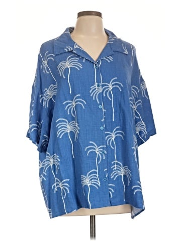 Petal and Pup Short Sleeve Blouse (view 1)