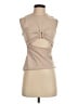 Zara Tan Sleeveless Blouse Size S - photo 1