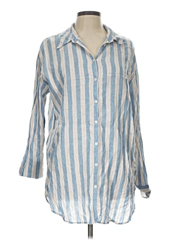 Boden 3/4 Sleeve Button-Down Shirt (view 1)