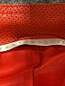 Truth and Pride 100% Leather Orange Leather Jacket Size XS - photo 6