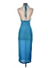 Shein Color Block Blue Cocktail Dress Size 2 - photo 2