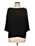 Zara Black 3/4 Sleeve Top Size L - photo 1