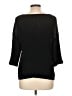 Zara Black 3/4 Sleeve Top Size L - photo 2