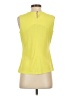 Calvin Klein Yellow Sleeveless Blouse Size P (estimated, petite) - photo 2