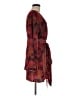 VICI 100% Polyester Paisley Burgundy Cocktail Dress Size M - photo 4