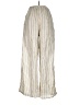 Flax 100% Linen Stripes Ivory Linen Pants Size 6 (S) - photo 2