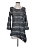 INC International Concepts Stripes Black Silver Pullover Sweater Size XS - photo 1