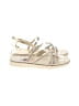 Unisa Metallic Silver Sandals Size 6 1/2 - photo 1