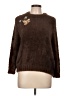 Zara 100% Polyamide Brown Pullover Sweater Size L - photo 1