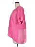 Jennifer Lopez 100% Polyester Pink Short Sleeve Blouse Size L - photo 5