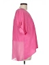 Jennifer Lopez 100% Polyester Pink Short Sleeve Blouse Size L - photo 4