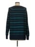 Eddie Bauer 100% Cotton Stripes Teal Pullover Sweater Size M - photo 2