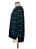 Eddie Bauer 100% Cotton Stripes Teal Pullover Sweater Size M - photo 5