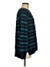 Eddie Bauer 100% Cotton Stripes Teal Pullover Sweater Size M - photo 4