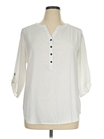 Croft & Barrow 3/4 Sleeve Blouse (view 1)