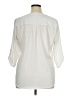 Croft & Barrow 100% Polyester Ivory 3/4 Sleeve Blouse Size XL - photo 2