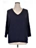MICHAEL Michael Kors Blue 3/4 Sleeve Top Size XL - photo 1